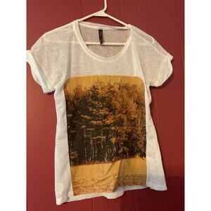NEW Redgirl Live Color Fully Size M Semi Sheer Top